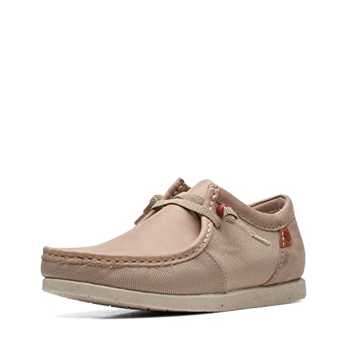 Clarks Herren Shacrelite Moc Oxford, Sand Combi, 43 EU Weit