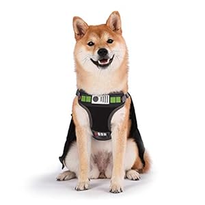 Star Wars for Pets Darth Vader Cosplay Dog Harness for Large Dogs, Large (L) | Black Large Dog Harness is Cute No Pull Dog Harness with Hood | Merch for Dogs or Pet Costume