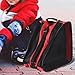 Zxpjkyu Skate Carrier Bag for Roller and Ice Skates with Ample Storage, red