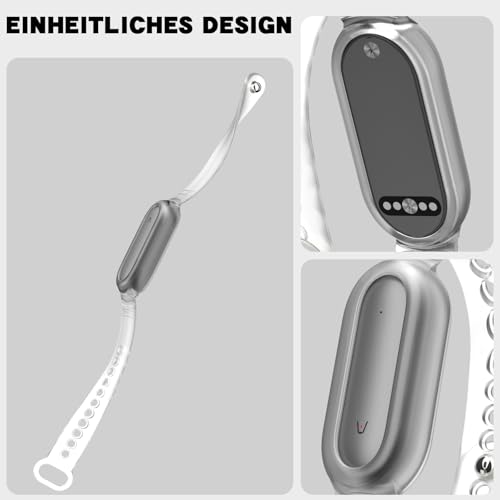 TPU-Schutzhülle für Paid Note Pin Voice Recorder mit integriertem Armband – stoßfest, Kratzfest, staubdicht, leicht & langlebig, ideal für tägliches Tragen (Transparent)