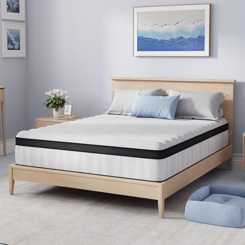 Avenco Twin Mattress, 10 Inch Twin Size Hybrid Mattress in a Box, Medium Firm Bed with Pocket...