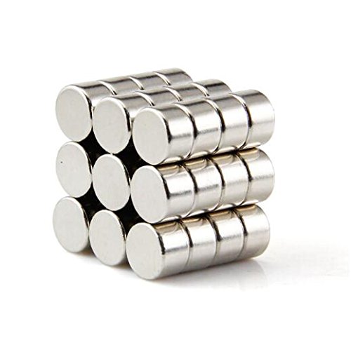 15 PCS 10x5mm Fastener Decor Craft Miniature Project Holder for Hobbies,Crafts Round Disc
