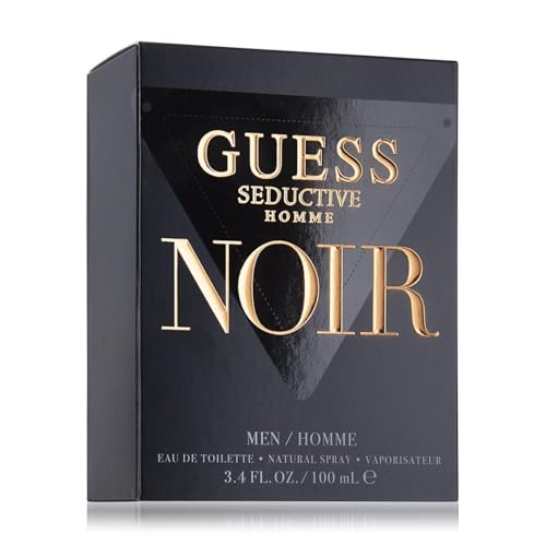 GUESS Seductive Noir, Eau de Toilette, Perfume Hombre, Fougère