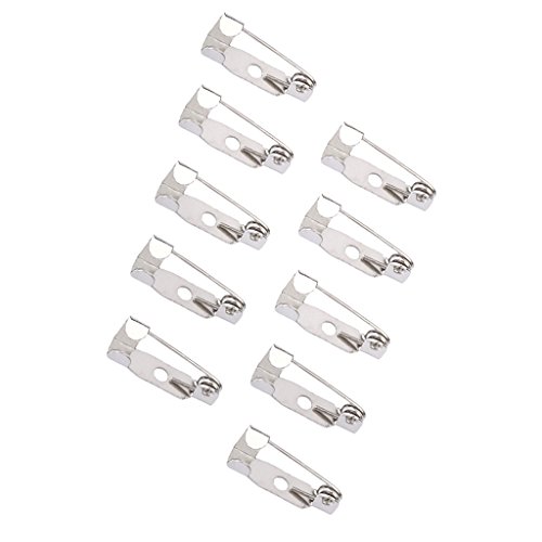 50Pcs Bar Pins Brooch Lock, Pin Backs For Jewelry Making Broche Spelden