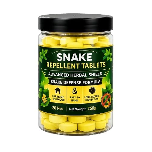 Snake Repellent Tablets for Home, Garden, Balcony, Garage & Outdoor Areas | Herbal Snake Away Formula | Long Lasting Indoor & Outdoor Snake Deterrent | Easy Placement Pest Repellent Tablets | Safe Around Homes When Used as Directed-image-7