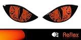 motorrad warnweste orange individuell einsetzbarer, selbsthaftender 3D Sticker mit Reflex Folie, so wirst du bei Nacht noch besser gesehen! - ob für dein Auto, Motorrad, Roller oder Helm, unsere Aufkleber haften auf allen geraden und glatten Oberflächen. Durch die Reflex Folie wirst du bei Nacht noch besser gesehen.