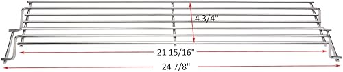 Miniatura 2 de Rejilla de calentamiento de acero inoxidable 304 7641 para Weber Spirit 300 II 300 Spirit E-310 S-310 SP-310 E-320 S-320 SP-320 Genesis Silver Gold