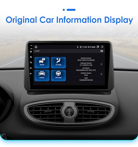Autoradio Clio 3 Android 13 avec CarPlay sans fil - 4