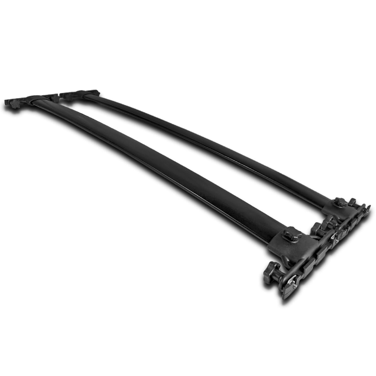 Photo 1 of Spec-D Tuning Black Aluminum Adjustable Roof Rack Cross Bar Compatible with 2014-2018 Toyota Highlander Le