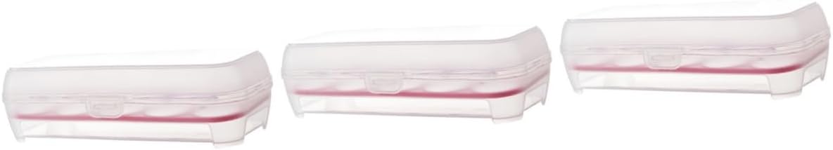 3pcs 10 Egg Holder for Refrigerator Wooden Egg Refrigerator Egg Storage Organizer Egg Holder for Fridge Portable Drawers Fridge Egg Organizer Food Crisper Multifunction