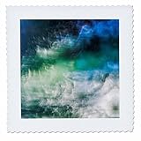 Square dimensions (in inches): 16 L x 16 W, image dimensions (in inches): 14 L x 14 W 100% poloyester; image is soft to touch. Made in USA Edges have pinking shear cut Image will not fade with washing. Image not a transfer, part of material