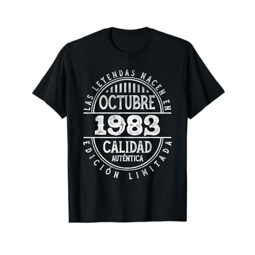 Las Leyendas nacen en Octubre de 1983 - 39 años Cumpleaños Camiseta