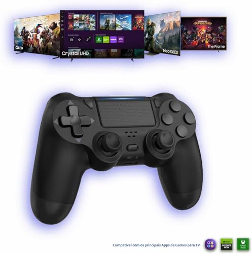 Controle Game Bluetooth para TV SAMSUNG PHILIPS TCL LG SONY Google TV Tizen Game Hub Game Pass GeFor