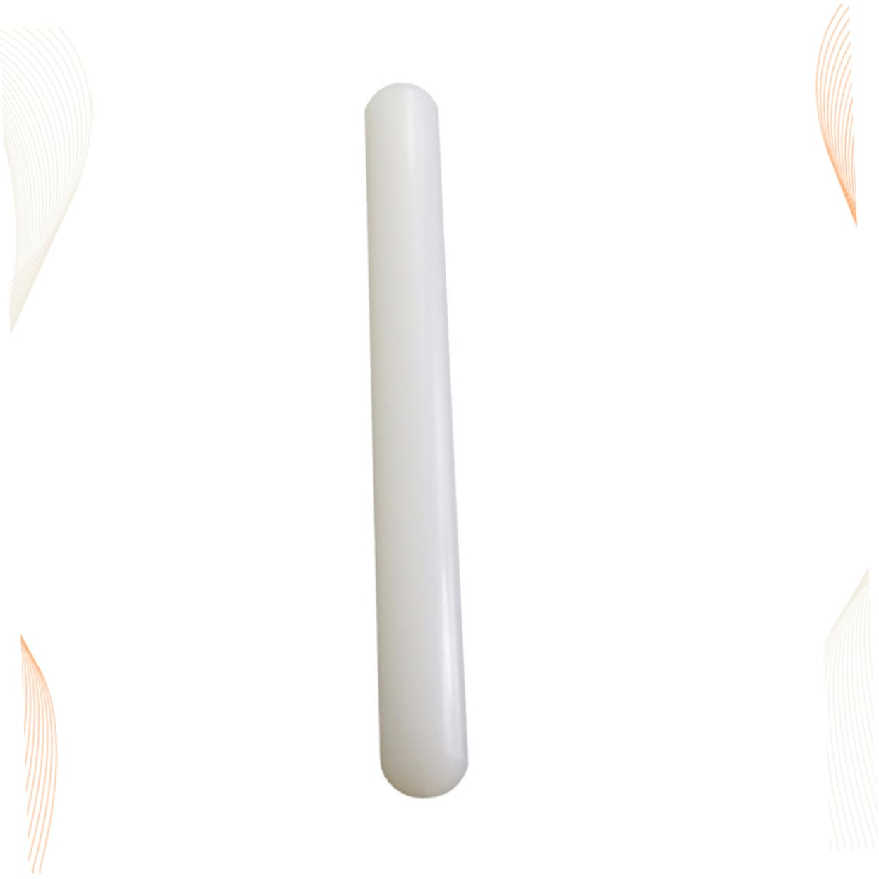 Rodillo de Plástico para Masa Antiadherente Blanco para Repostería
