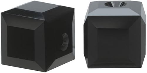 Miniatura 22 de 50 piezas Adabele cuentas austriacas de 6 mm de cristal facetado en cubo amatista sueltas, compatibles con cristales Swarovski Preciosa 5601 SSC611