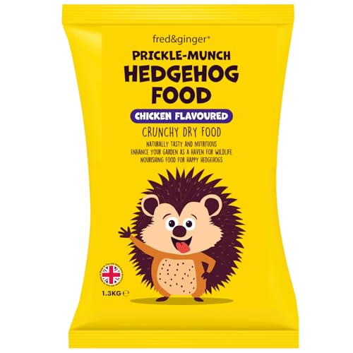 Fred & Ginger Trockenfutter für Igel, 1,3 kg, Huhngeschmack, natürlich schmackhaft und nahrhaft