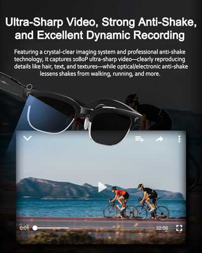 image for MNVOEQ AI Smart Glasses for Vlogging & Photography - 4K Recording Came