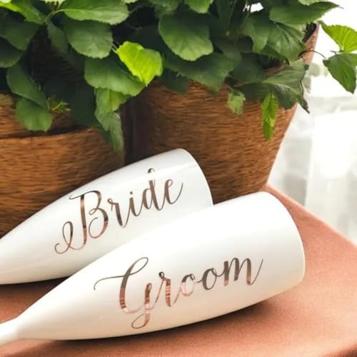 Copas de vino personalizadas para damas de honor y detalles de boda inolvidables 5