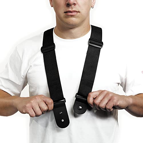 Planet Waves 50DARE000 Dare Sangle de guitare Noir - Les Beatles, Paul McCartney, John Lennon, RIngo Starr, George Harrison Planet Waves 50DARE000 Dare Sangle de guitare Noir – Image 4