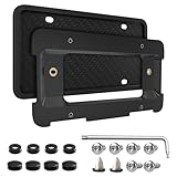 Podestaa License Plate Frame for BMW & Mini Cooper Models, Rear License Plate Cover Holder Bracket for BMW 528i 328i 535i 335i 325i X1 X2 X3 X4 X5 X6 X7 Series - Bumper Trunk Mount Car Accessories
