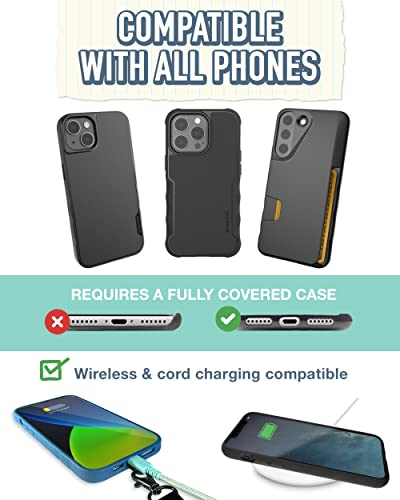 Smartish XBCC-WPU-BLACK Phone Wristlet - Case Clinger - Universal Iphone Holder With Detachable Wrist Strap Loop thumb #4