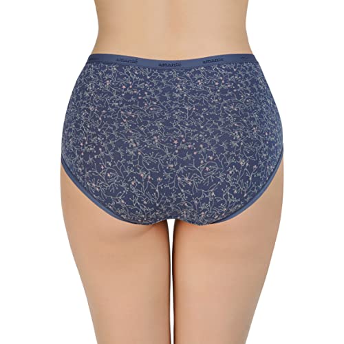 Image of Amante Printed Cotton Full Brief Panty Pack(Pack of 3)