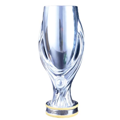 YYDSTES Réplique du Trophée des Champions De La Supercoupe d'europe Trophées De La Ligue De Football Collections De Souvenirs Sportifs Décorations pour La...
