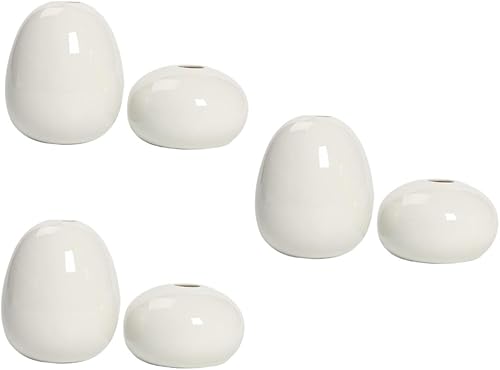 Garneck 6 pcs Ceramic Arranger Wedding Bottle Nursery Plant Container Wedding Table Centerpiece hydroponics Planter Decorative vase Dining Table Dry