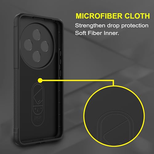 Image of amazon basics Back Case Cover for Vivo T4 5G | Compatible for Vivo T4 5G Back Cover | Liquid Silicon Magic Case with Camera Protection | Black