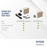 LABELWORKS Epson LW-C610PX Premium Portable Wireless Label Maker with AC Adapter - Ideal for Home, Crafts, and Organization - Image 2