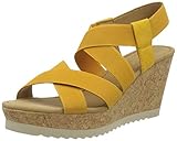  Gabor Shoes Damen Basic\' Riemchensandalen, Gelb (Mango 13), 38.5 EU