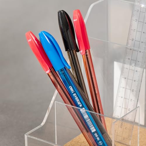 ديلي قلم كروي بطرف صغير 0.7 ملم ازرق 50 قطعة