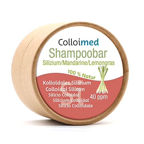 Colloimed Shampoo-Bar Naturkosmetik mit kolloidalem Silizium - Mandarine Lemongras (Si) Cover