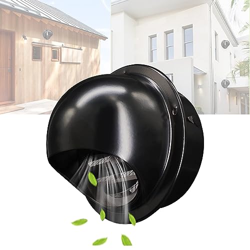 Capot de cheminée rond en acier inoxydable pour hotte et cuisine
