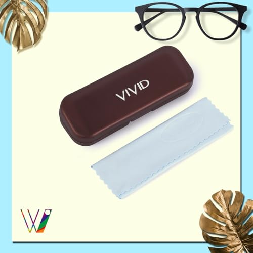 Image of VIVID Vision Unisex Adult Lightweight Eyewear Specs Case Cover | Protect Eye Glasses | Chashma Dibbi | Sunglass Box