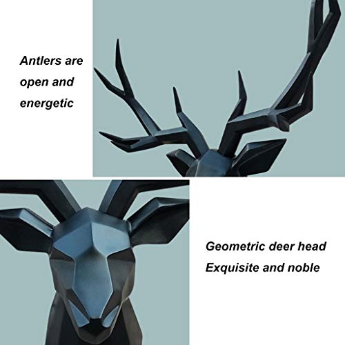 Hertenkop Wanddecoratie Wandhangende Hertenkop Geometrische Herten Hoofd Muur Opknoping Creatief Hertenkop Decoratie… - Afbeelding 7
