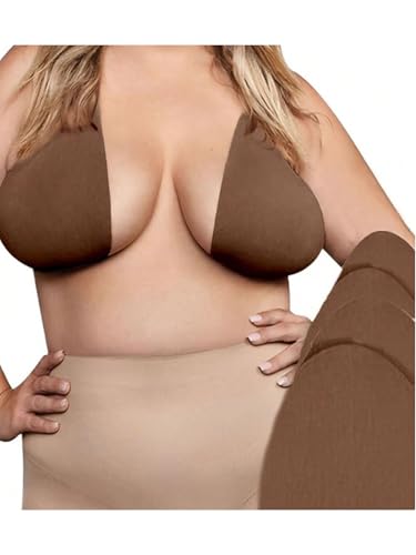 Plus Size Invisible Breast Lift Tape Adhesive Sticky Push Up Bra for C-F Cup Large Breast2