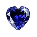 Produktbild DMX Startseite Wandbehang Accessoires Schmuck Accessoires Sapphire Heart-Shaped Cut Cut lose Edelstein-Dekoration