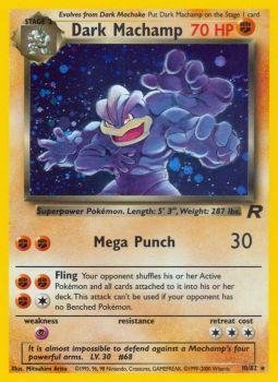 Pokemon - Dark Machamp (10) - Team Rocket - Holo