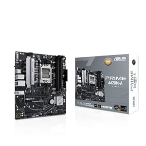 ASUS Prime A620M-K Mainboard Sockel AMD A620 (Ryzen 7000, Micro-ATX, DDR5 Speicher, PCIe 4.0, BIOS Flashback, USB 3.2 Gen 2, Aura Sync)