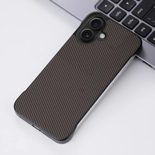 Coque ultra-mince iPhone 16 Pro en polycarbonate maron rigide