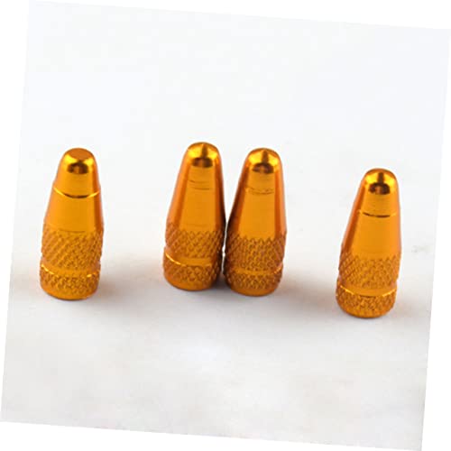 BESPORTBLE 40 piezas tapas de válvula para neumáticos de bicicleta de montaña de aleación de aluminio miniatura 4