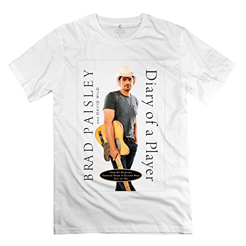 Mary Lee Men's Brad Paisley T-Shirt- White
