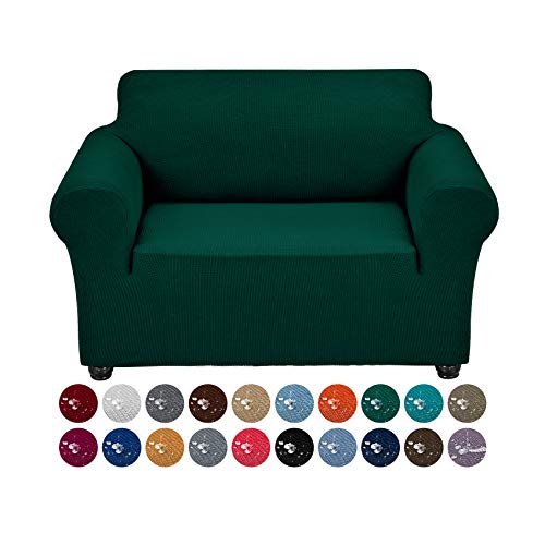 Joccun Stretch Chair Couch Cover,1-Piece Water Repellent Sofa Slipcover Spandex Jacquard Fabric Sofa Covers With Elastic Bottom,Washable Furniture Protector For Dogs,Cats,Kids(Armchair,Hunter) #TOP4