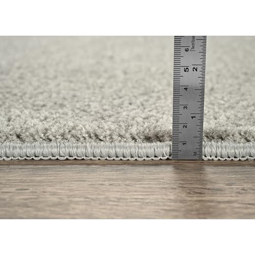 Tapete Garland Rug Clayton Plush 5 ft x 6 ft Gris miniatura 3