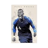 GJHTQLP Paul Pogba 1 Leinwand-Poster, Wandkunst, 