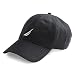Nautica Men's Twill 6-Panel Cap, True Black, One Size