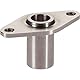 Aufnahmebuchsen, mit Flansch, für Kugelsperrbolzen und Steckbolzen/mit ovalem Flansch | d1=10 mm / d2=13 mm | 22400.0310