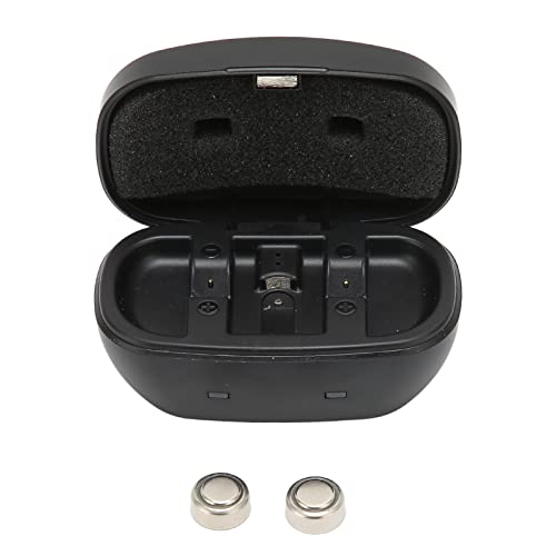 Generic Batería de Botón A675, Cargador USB Caja de Carga de Batería de Botón ABS Resistente Tamaño Portátil para Audífonos para Uso Diario