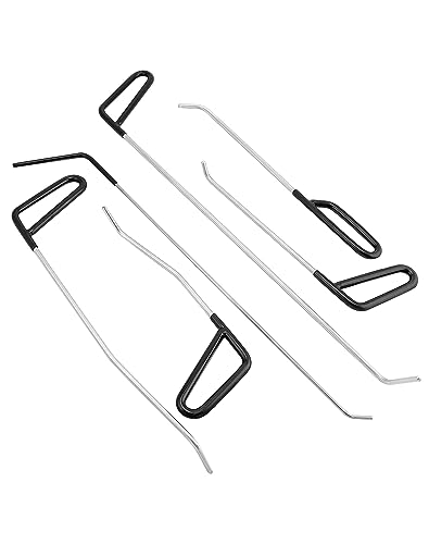 QWORK® Dellen Reparaturset Auto, Ausbeulwerkzeug, Hagelreparaturset, 6 Types of Dent Repair Iron Bars